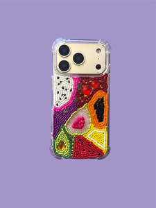 Coque de téléphone perlée style bohème pour téléphones, motif pieuvre et soleil coloré, housse décorative - Product Image 4