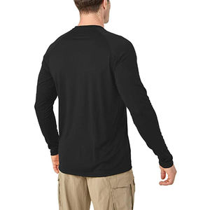 T-shirt à manches longues 100 % coton pour homme, personnalisable, streetwear, pour entreprise, disponible en plusieurs couleurs et tailles, respirant, séchage rapide - Product Image 2