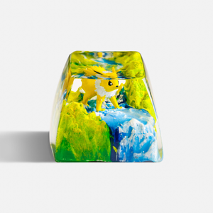 คีย์แคปช่างฝีมือแห่งป่าลึกลับ, คีย์แคปแบบกำหนดเอง, คีย์แคปอนิเมะน่ารัก, คีย์แคปสีเขียว, ชุดคีย์แคป, คีย์แคปไม้ - Product Image 1