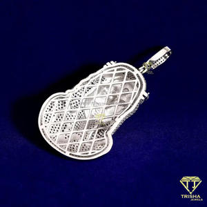 Colgante Hip Hop Personalizado con Cabeza de Jesús para Hombre, con Diamantes Moissanite Engastados a Mano y Joyería de Plata 925 - Product Image 2