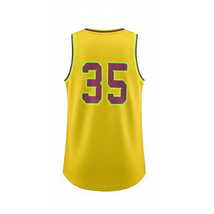 Maillot de basket-ball de haute qualité, logo personnalisé imprimé, tenue d'équipe, uniforme de basket-ball professionnel, séchage rapide, dernier design - Product Image 3
