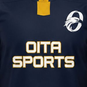 Navy Gold <b>Ice</b> Hockey Jersey for Men Long Sleeve Breathable Athletic Team Uniform Lightweight Training Match Sports Apparel - Product Image 6