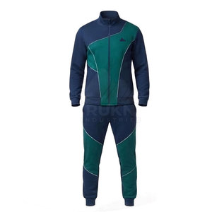 Conjunto Deportivo para Hombre, Chaqueta Deportiva con Cuello Alto y Cierre de Cordón, Pantalones a Juego, Personalizable, Color Sólido - Product Image 5