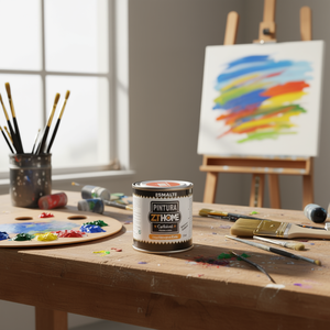 Pintura Acrílica BLANCO BRILLANTE 125ML en Lata con Acabado de Alto Brillo - Product Image 2