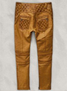 กางเกงหนังสีมัสตาร์ดไหม้ยี่ห้อ Outlaw - Product Image 2