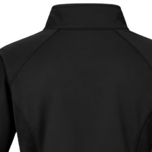 Jack and Jill Women Quarter Zip Pullover <b>Black</b> <b>Long</b> Sleeve Stand Collar Lightweight Performance Casual Sportswear <b>Top</b> - Product Image 4