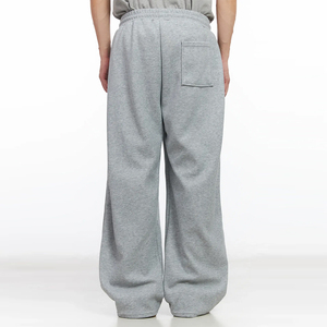 Service OEM, pantalon de jogging décontracté pour homme, coupe classique, 100% coton, couleur unie, personnalisable, pantalon de course pour adultes - Product Image 3