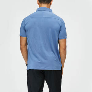 Camiseta de Hip Hop con Logotipo Personalizado Bordado, 100% Algodón, Hombros Caídos, Estilo Polo de Golf Extra Grande para Hombre, 320 g/m², Peso Pesado - Product Image 3