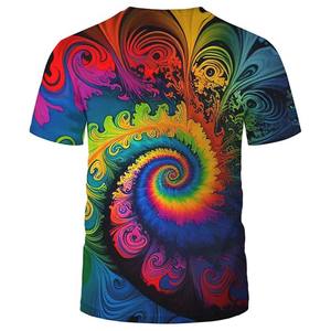 Camiseta de Algodón Unisex con Cuello Redondo, Estampada, con Logotipo Frontal, Transpirable, de Secado Rápido, Diseño Personalizado de Alta Calidad - Product Image 1