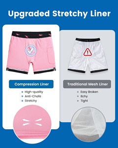 Custom <b>Men</b> 2 In 1 Gym <b>Shorts</b> With <b>Compression</b> Liner Quick Dry Printed Running Training Sports <b>Shorts</b> OEM Wholesale Apparel - Product Image 3