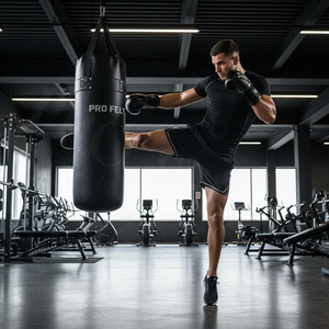 Sac de frappe suspendu personnalisé de marque propre, très demandé, pour la boxe, le MMA, le kickboxing, l'entraînement physique, équipement en cuir durable - Product Image 3