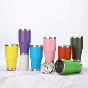 Vasos Térmicos de Acero Inoxidable de 30oz y 20oz, Termos de Doble Pared con Aislamiento al Vacío, Vasos para Mantener Bebidas Frías, Tazas de Viaje para Vino, Tazas de 36, 30, 20 y 14 oz - Product Image 1