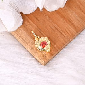 Colgante de latón con circonita cúbica de moda para mujer - Product Image 3