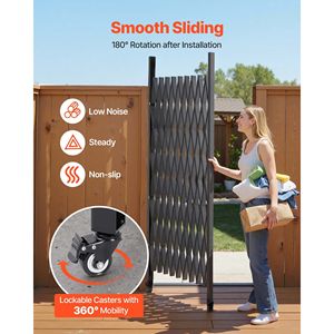 Cancello di Sicurezza Pieghevole in Acciaio a Fisarmonica, 2,2 m di Altezza x 2,4 m di Larghezza, Porta Espandibile Flessibile per Sicurezza - Product Image 5