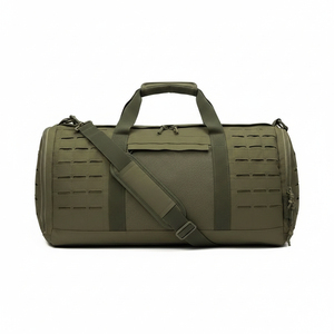 Custom Made High Quality Wholesale <b>Canvas</b> Duffel <b>Bag</b> Customized Large Capacity Travel <b>Bag</b> Unisex Style in Stock <b>Duffle</b> <b>Bag</b> OEM - Product Image 2