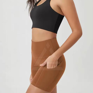 Shorts de sport pour femmes, taille haute, extensibles, confortables pour le fitness, la course, le yoga et l'entraînement - Product Image 4