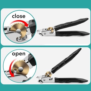 กรรไกรตัดเล็บสแตนเลสป้องกันการกระเด็น โค้งคมสำหรับเล็บหนา คีมตัดเล็บเฉียง กรรไกรตัดเล็บเท้าและเล็บมือ - Product Image 4