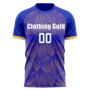 เสื้อฟุตบอลฤดูร้อนแบบขายส่งสำหรับทุกเพศ พิมพ์หมายเลขและโลโก้ตามสั่ง แขนสั้น ระบายอากาศได้ดี แห้งเร็ว น้ำหนักเบา - Product Image 2