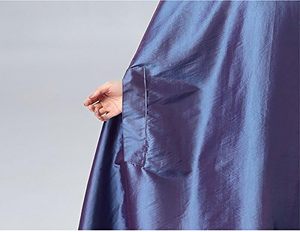 Capa de Peluquería de Material PU Resistente al Agua, Color Morado, con Bolsillo, para Uso en Salón - Product Image 6