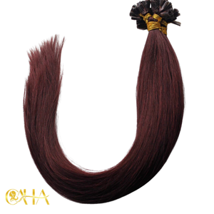 Extensions de cheveux naturels Remy vietnamiens I-Tip pour usage professionnel en salon, 100g, colorées, fixation Nano Ring, pointes doublement tirées, OEM ODM - Product Image 4