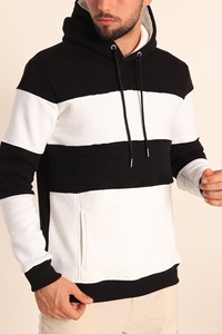 Hoodie à demi-zip surdimensionné imperméable en velours personnalisé avec logo pour homme, hiver 2023 - Clush Sports - Product Image 4