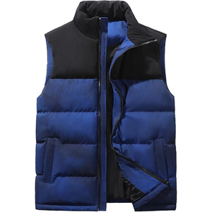 Gilet matelassé dégradé sans manches pour homme – Manteau d'hiver personnalisé – Taille européenne - Product Image 2