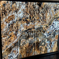 Revêtement mural intérieur moderne en pierre naturelle flexible ultra-mince translucide écologique et résistant pour salle de bain