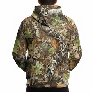 Nouveaux Sweats à Capuche Polaires Personnalisés pour la Chasse en Extérieur Hiver 2026, Demi-Zip Imperméables, Coupe Oversize, Haute Qualité, Logo Personnalisé, Vente en Gros - Product Image 2