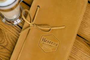 Porte-menu en cuir véritable, couverture de menu de restaurant, porte-menu en cuir de luxe, porte-menu personnalisé pour hôtel, étui pour menu LMC-0141 - Product Image 5