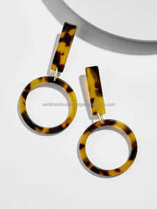 2024 nouveau design boucles d'oreilles en résine boucles d'oreilles nature en résine boucles d'oreilles paysage en résine - Product Image 2