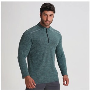 Camiseta de Punto para Hombre, Cuello Redondo, Manga Corta, Verde, 100% Algodón, Transpirable, Secado Rápido, Corte Regular, Informal - Product Image 2