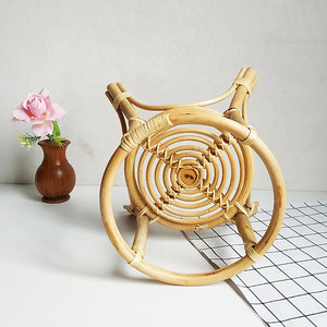 Stands de plantes en osier naturel élégant support de support de pot de jardinière en rotin d'intérieur pour plantes accessoires de décoration de la maison - Product Image 3