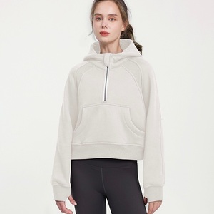 Oversized Hooded Pullover <b>Sweatshirt</b> Long Solid Color Unisex Regular Sleeve Fleece 100% Cotton Windproof Eco-Friendly 300g - Product Image 5