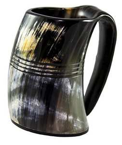 Mug à boire viking en corne de buffle polie, fait main, de qualité supérieure, écologique, cadeau de fête, prix de gros par Perfect Enterprises - Product Image 2