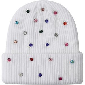 MaLatest Designer Logo Ribbed Cable Striped Spandex Cotton Knit Beanie <b>Hats</b> Customized Colors Beach Rhinestone Beanies <b>Hats</b> - Product Image 2