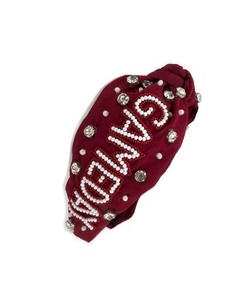 Serre-tête Unique Rose Araignée d'Halloween Perlé et Brodé, Fait Main, Élégant, avec Strass et Nœuds pour Filles - Product Image 2