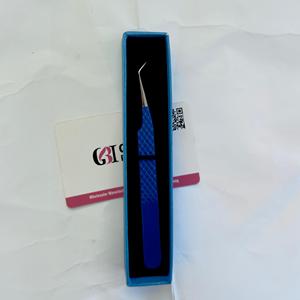 GETUP BROSONS IMPEX แหนบต่อขนตาแบบมืออาชีพ 45 องศา สแตนเลสสตีล ด้ามจับสีน้ำเงิน เครื่องมือความแม่นยำสูง ป้องกันแม่เหล็ก ป้องกันไฟฟ้าสถิต - Product Image 6