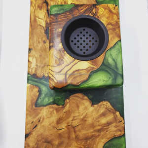 Elegant Resin Art Wooden Bakhoor Burner Premium Aromatic Incense Holder for Home Styling, Arabic <b>Wedding</b> <b>Gifts</b> & Festive <b>Hampers</b> - Product Image 4