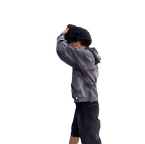 Men's Distressed <b>Vintage</b> Hoodie Regular Fit 100% Cotton Fleece Digital Printing Winter Streetwear Casual <b>Sweatshirt</b> - Product Image 6