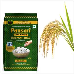 Riz Basmati Fortifié Séché Pansari 30kg, Riz à Grains Longs pour Usage Quotidien, Durée de Conservation de 24 Mois - Product Image 6