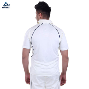 Uniformes de críquet personalizados en blanco con contraste negro, de la más alta calidad, servicio OEM ODM, último diseño, para adultos. - Product Image 4