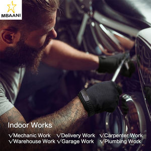 Guantes de Trabajo con Pantalla Táctil para Hombre, Guantes de Seguridad Transpirables y Refrescantes para Camping, Jardinería, Senderismo, Correr y Conducir - Product Image 6