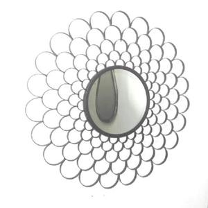 Unique <b>Asymmetric</b> Polished Art Deco Body <b>Mirror</b> Curved Wooden Border Freestanding Wall Modern Home Living Room Hotel Project - Product Image 6