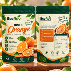 EcoRev Premium Dried Kiwi Fruit Slices 50G Resealable Stand Up <b>Pouch</b> Naturally Sweet No Added Sugar Rich In Fiber - Product Image 4