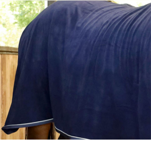 Couverture d'équitation imperméable pour l'hiver, poids moyen, grande rabat de queue, utilisation extérieure, couverture de stalle en velours pour le dressage - Product Image 4