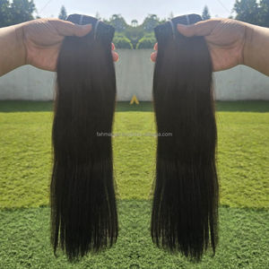 Extensions de Cheveux Vierges Remy 100% Indonésiens Doux et Brillants, Alignement des Cuticules, Sans Nœuds, Double Trame Faite à la Machine / Clip-in - Product Image 5
