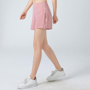 Custom <b>Pink</b> Eco-Friendly for Tennis Skirt Mesh Panels High-Waisted Athletic Fit Breathable Anti-Wrinkle Pleated Design Women - Product Image 4