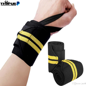 Muñequeras de neopreno de alta resistencia con logotipo personalizado, muñequera de compresión de gimnasio para levantamiento de pesas - Product Image 5