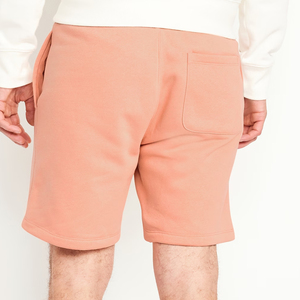 Fierce Letter Print Men's Cotton Bermuda <b>Shorts</b> With Drawstring Waist And Front Logo Casual Style - Product Image 2