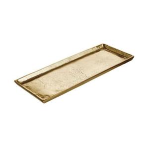 Hammered Texture Luxury <b>Trays</b> Rectangular Shape Metal Food Serving <b>Tray</b> For Wedding Occasion Dining Tableware Setting - Product Image 3